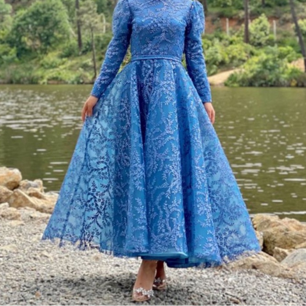 SOLD Princess Gown Long Sleeve